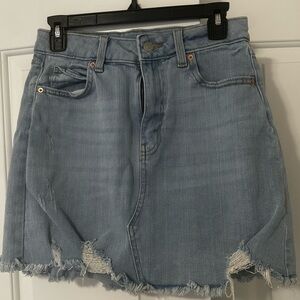 Wild Fable Light Blue Denim Skirt